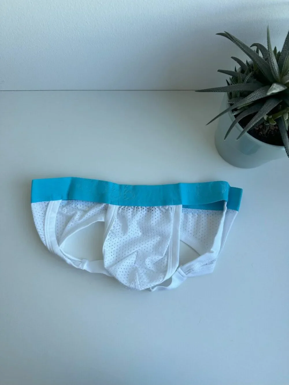Alexander Cobb - Jockstrap White - Blue (M)
